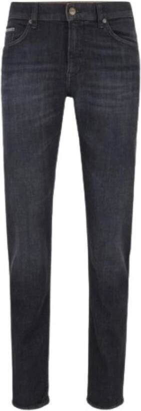 Hugo Boss Slimfit-jeans Zwart Heren