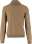 Hugo Boss Medium Beige Coltrui Gebreide Trui Brown Heren - Thumbnail 3