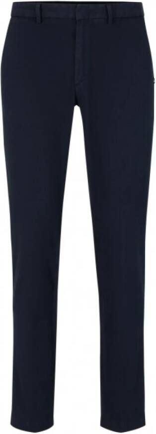 Hugo Boss Straight Trousers Blauw Heren