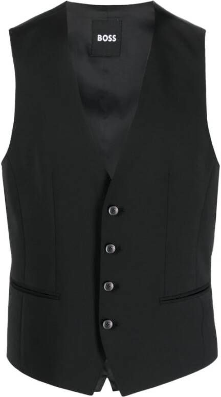 Hugo Boss Suit Vests Zwart Heren