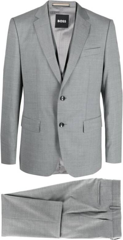 Hugo Boss Suits Grijs Heren