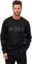 Hugo Boss Tijdloze elegantie: Zwarte Soleri Sweater voor heren Black Heren - Thumbnail 1