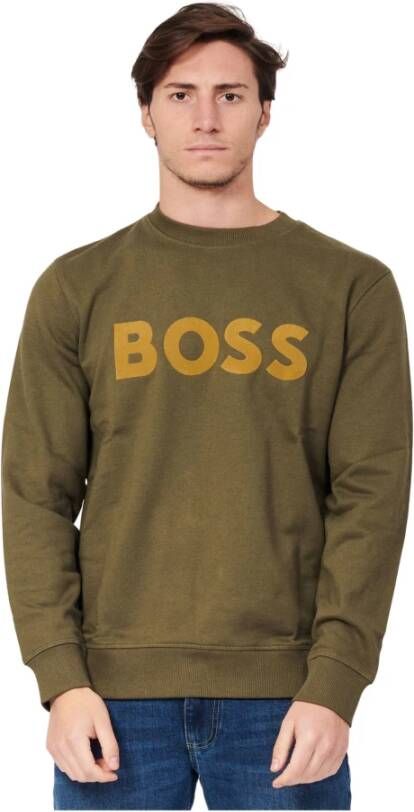 Hugo Boss Sweatshirt Groen Heren