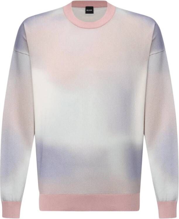 Hugo Boss Sweatshirt Roze Heren