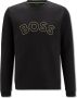 BOSS Green Sweatshirt met labelstitching model 'SALBO' - Thumbnail 1