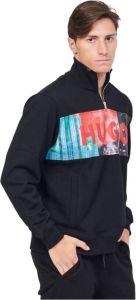 HUGO Sweatshirt met logoprint model 'Doonrise'