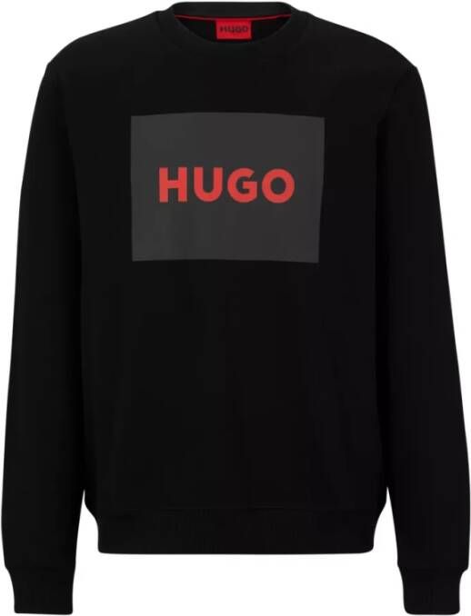 Hugo Boss Zwarte Durago Sweatshirt voor Heren Model 50467944 007 Black Heren