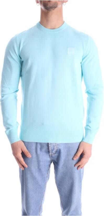 Hugo Boss Sweatshirts Blauw Heren