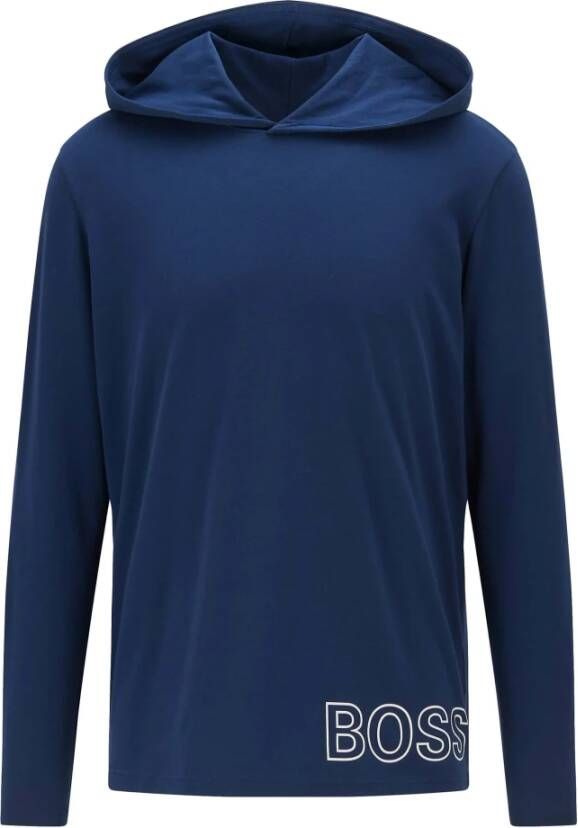 Hugo Boss Sweatshirts Blauw Heren