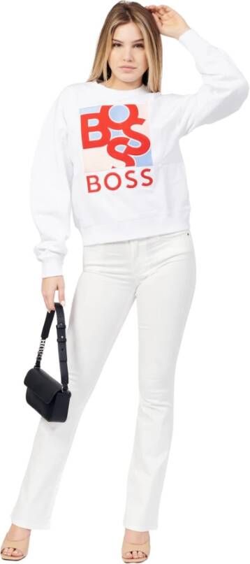 Hugo Boss Sweatshirts Wit Dames