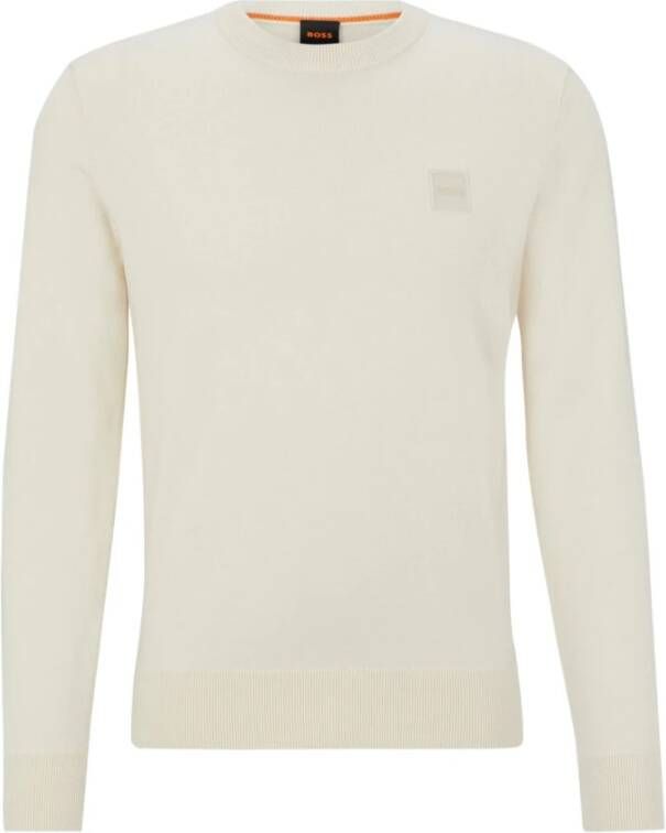 Hugo Boss Sweatshirts Wit Heren
