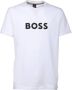 Boss T-shirt met labelprint model 'Basic Logo' - Thumbnail 1