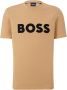 Hugo Boss T-Shirts Beige Heren - Thumbnail 3