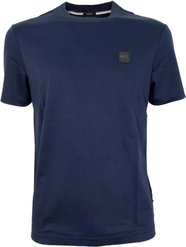 Hugo Boss T-shirt navy ronde hals Tiburt