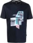 Hugo Boss T-shirt Blauw Heren - Thumbnail 1