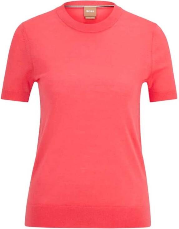 Hugo Boss T-shirt Roze Dames