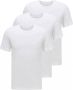 Hugo Boss t-shirt 3-pack ronde hals wit effen katoen - Thumbnail 3