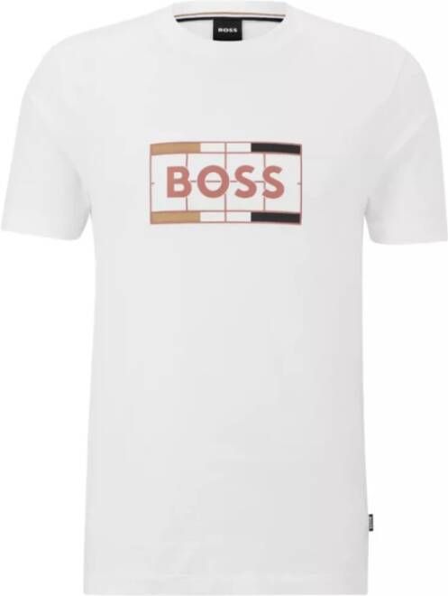 Hugo Boss Katoenen T-shirt White Heren