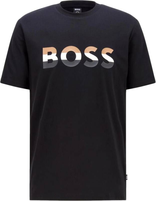 Hugo Boss T-shirt Zwart Heren