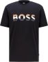 Hugo Boss T-shirt Zwart Heren - Thumbnail 1