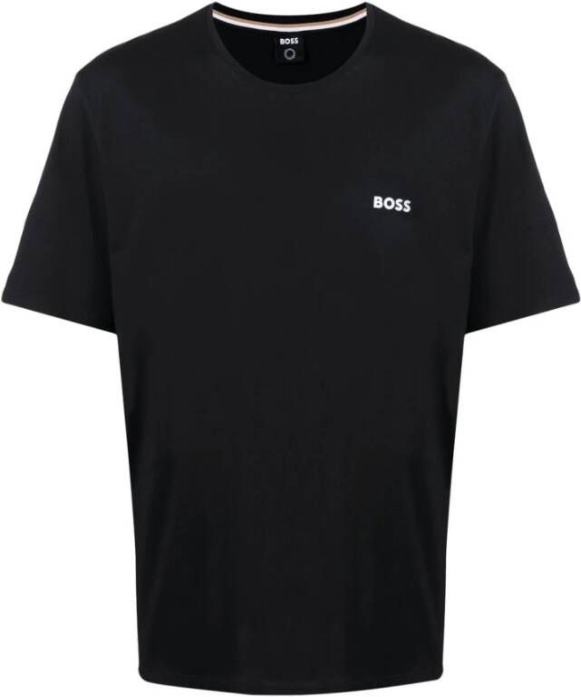 Boss T-shirt met labelprint model 'Fashion T-shirt'