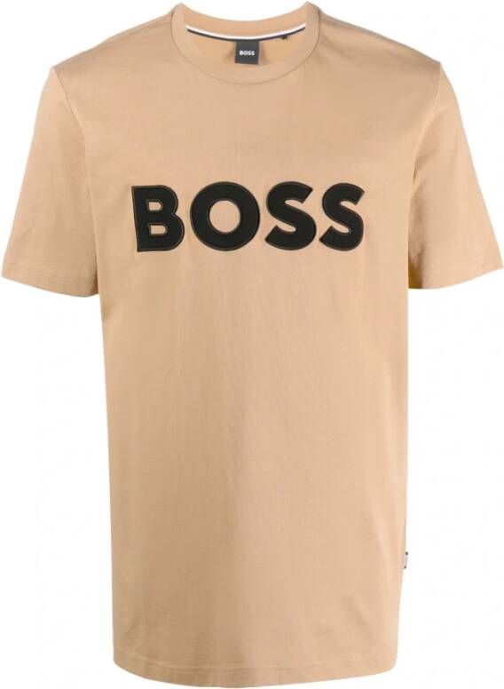 Hugo Boss T-Shirts Beige Heren