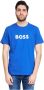 Hugo Boss T-shirt Kobaltblauw Blauw Heren - Thumbnail 3