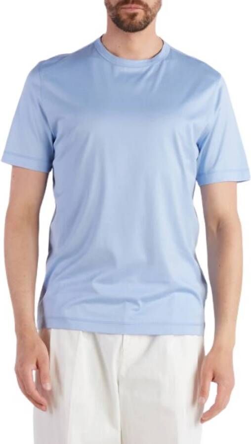 Hugo Boss Stijlvolle korte mouw T-shirt Blue Heren