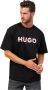 Hugo Boss Heren Zwart Print T-shirt Black Heren - Thumbnail 4