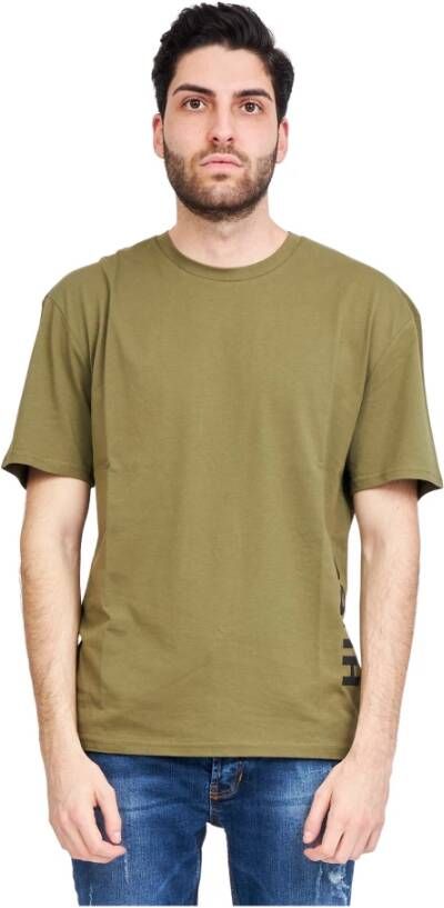 Hugo Boss T-Shirts Groen Heren