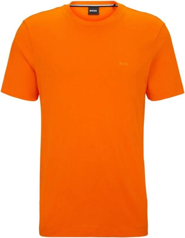 Hugo Boss T-Shirts Oranje Heren