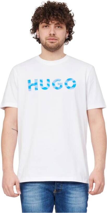 Hugo Boss T-Shirts Wit Heren