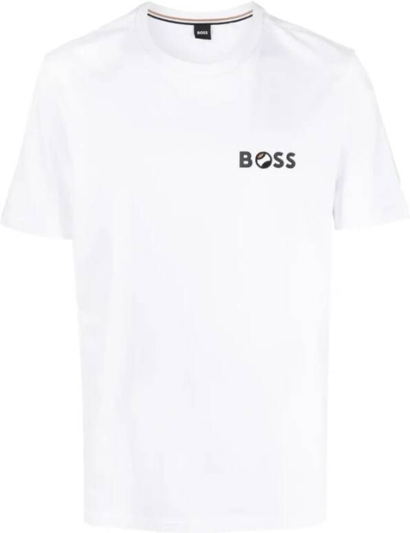 Hugo Boss T-Shirts Wit Heren