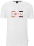 Hugo Boss Katoenen T-shirt White Heren - Thumbnail 1