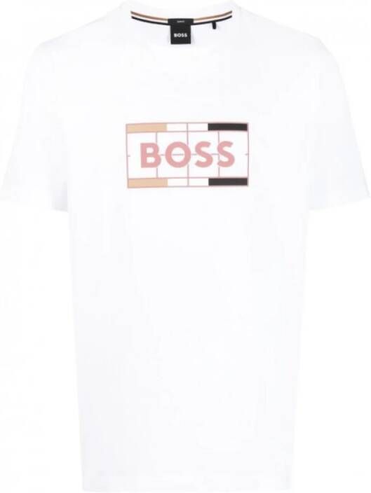 Hugo Boss T-Shirts Wit Heren