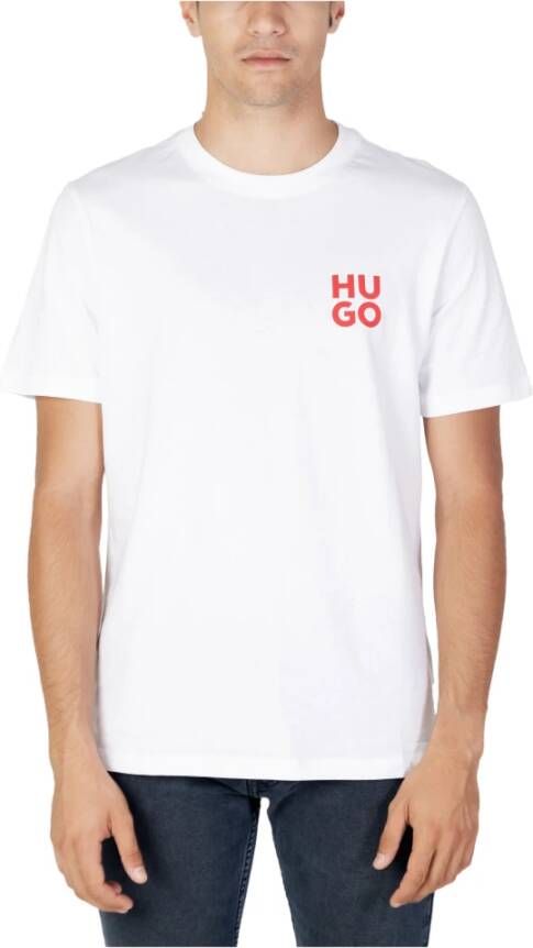 Hugo Boss Heren T-shirt wit White Heren