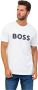 Hugo Boss T-shirts en Polos Wit White Heren - Thumbnail 1