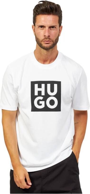 Hugo Boss Heren T-shirt Herfst Winter Collectie White Heren