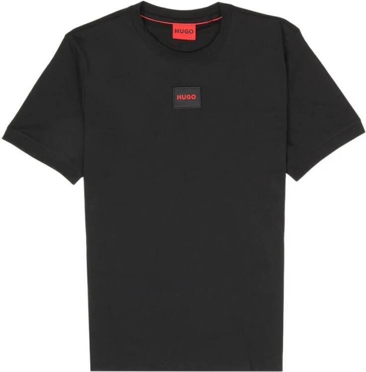 Hugo Boss T-Shirts Zwart Heren