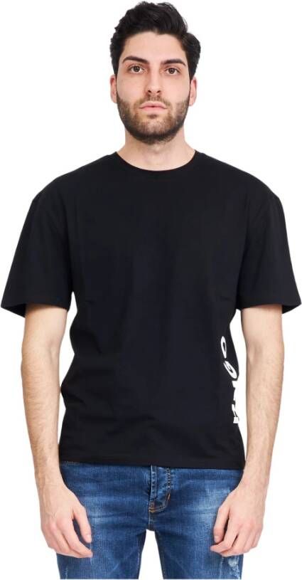 Hugo Boss T-Shirts Zwart Heren
