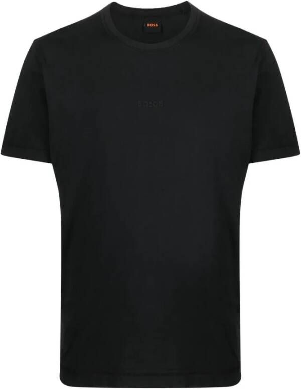 Boss Orange T-shirt met labelprint model 'Tokks'