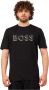 Hugo Boss T-Shirts Zwart Heren - Thumbnail 1