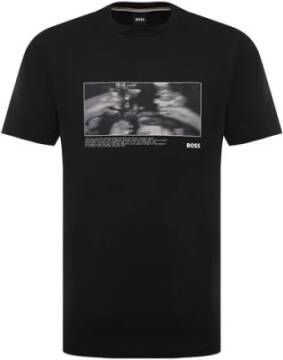 Hugo Boss Stijlvolle T-shirts voor mannen en vrouwen Black Heren