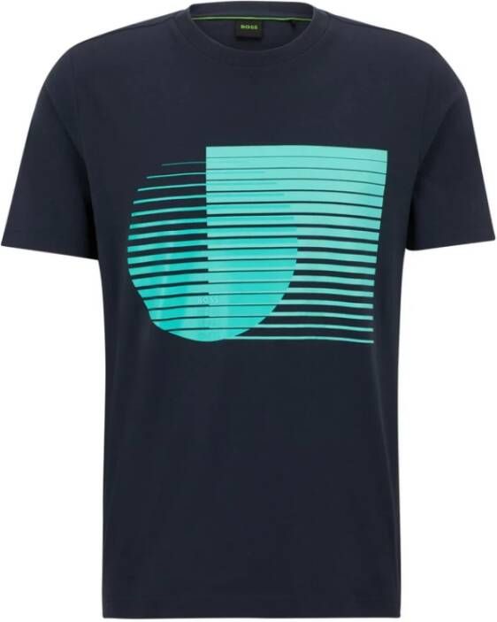 Hugo Boss T-Shirts Zwart Heren