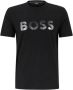 Boss Heren Klassiek Katoenen T-Shirt Black Heren - Thumbnail 1