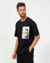 Hugo Boss Zwart T-shirt met Racing Motorfiets Print Black Heren - Thumbnail 1