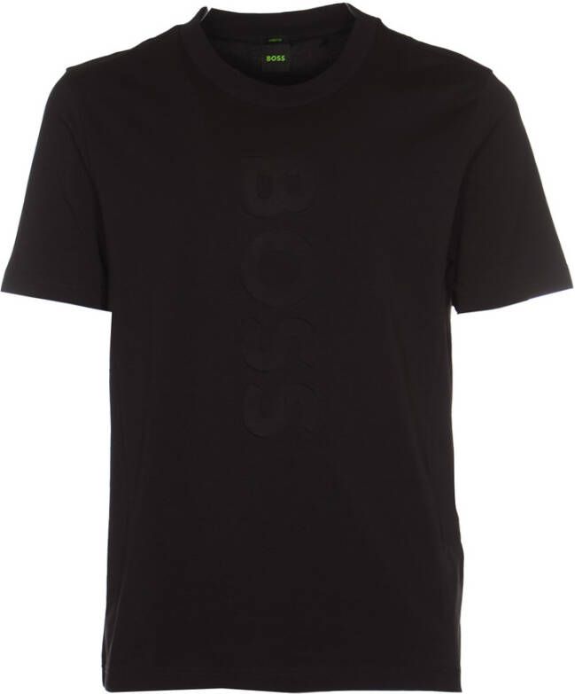 BOSS Athleisurewear T-shirt met labeldetails model 'Tee'