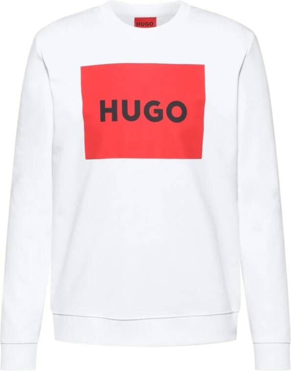 Hugo Boss Tijdloze elegantie met witte Durango trui White Heren