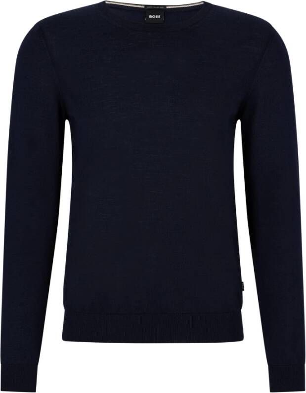 Hugo Boss Truien met ronde hals Blauw Heren
