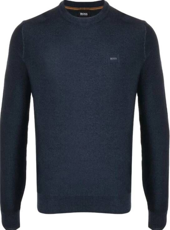 Hugo Boss Truien met ronde hals Blauw Heren